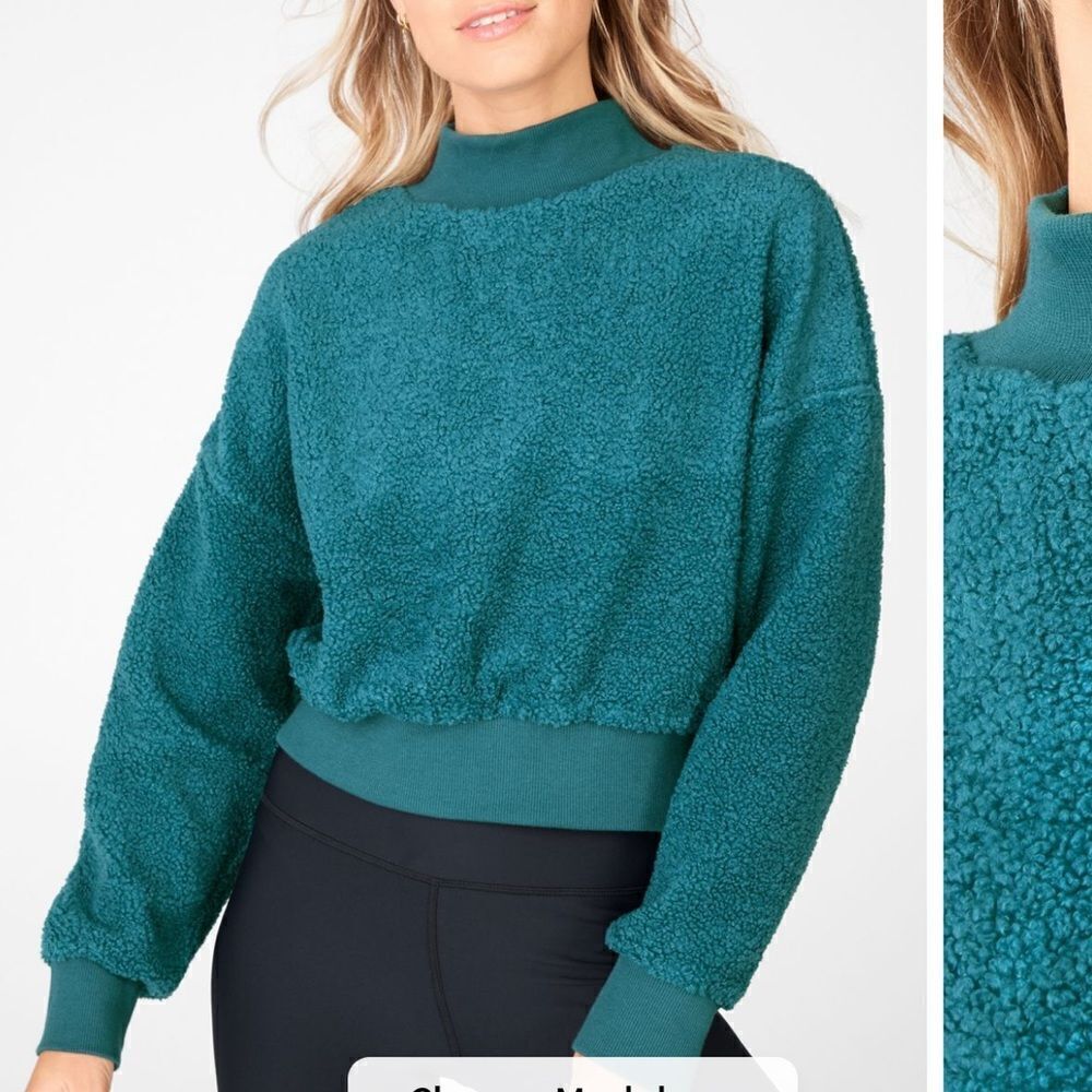Fabletics Malia Polar Fleece Pullover NWT
